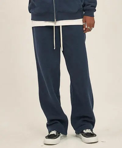 Custom made navy blue sweat pant