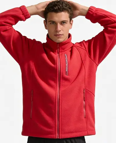 Men wear red custom made jacket