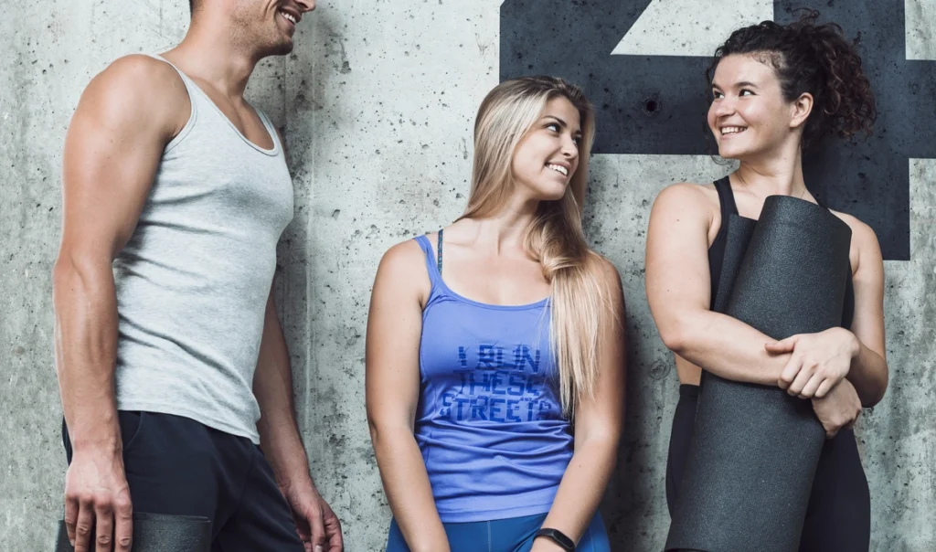 People wear custom made tank tops made fascicle international